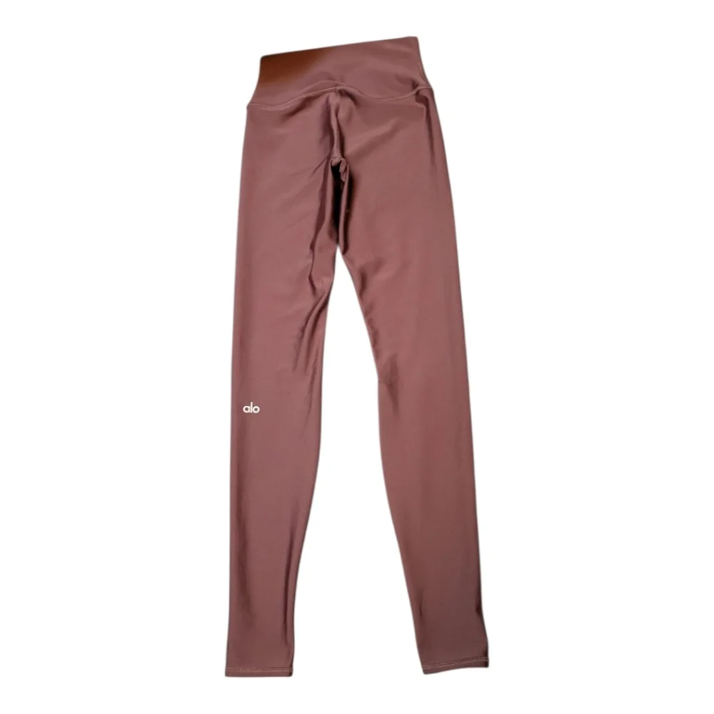ALO Yoga High-Waist Airlift Leggings in Chestnut- Size XS